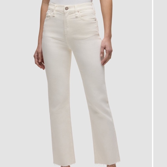 Favorite Daughter Jeans Valentina Bootcut Super High Rise Mini Bootcut Bone - Picture 13 of 14
